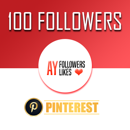 100 Pinterest Followers $1
