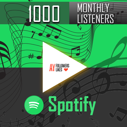 Spotify Monthly Listeners $1